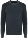 Jacob Cohen Cashmere Crewneck Sweater With Ribbed Cuffs