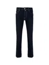 Jacob Cohen Blue Cotton Blend Jeans In Blue