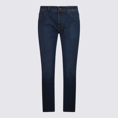 Jacob Cohen Blue Cotton Denim Jeans
