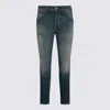 Jacob Cohen Straight Five-pocket Trousers Featuring Belt Loops In Blue