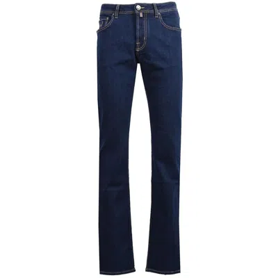 JACOB COHEN JACOB COHEN BLUE COTTON JEANS & MEN'S PANT
