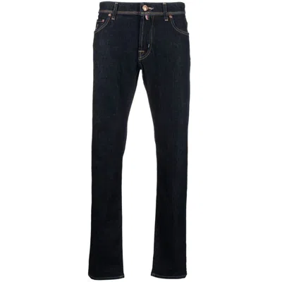 Jacob Cohen Blue Cotton Jeans & Men's Pant
