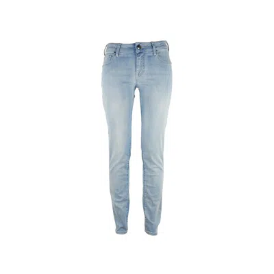 Jacob Cohen Cotton Jeans & Women's Pant In Blue