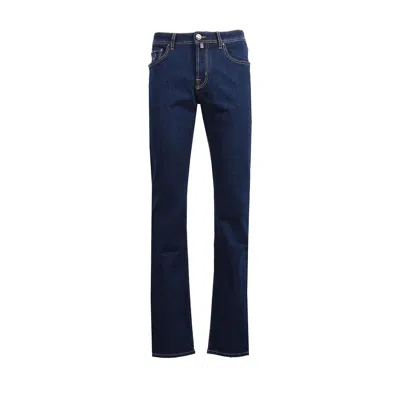 JACOB COHEN BLUE COTTON JEANS & PANT