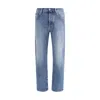 Jacob Cohen Blue Cotton Relaxed Fit Jeans In Blue