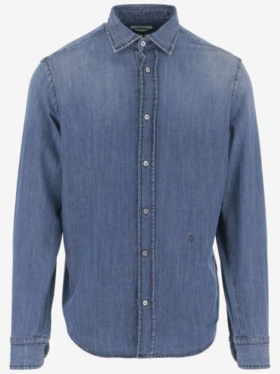JACOB COHEN BLUE DENIM CLASSIC SHIRT