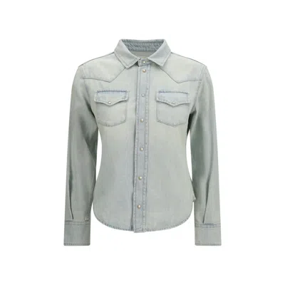 Jacob Cohen Blue Denim Women's Shirt