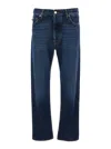 Jacob Cohen Blue Jeans With Logo Patch On The Rear In Blu