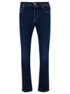 Jacob Cohen Blue Cotton Jeans & Pant