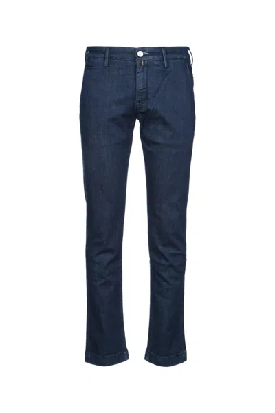 JACOB COHEN BLUE REGULAR FIT PANTS