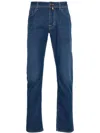 Jacob Cohen Bard Limited Edition Mid-rise Slim-fit Jeans In Blue