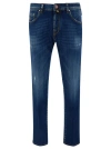 Jacob Cohen Blue Slim Jeans In In Cotton Blend In Black