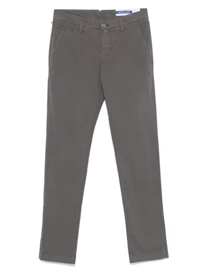 Jacob Cohen Bobby Chinos In Grey