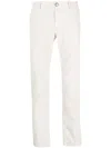 Jacob Cohen Bobby Corduroy Chino Trousers In Neutrals