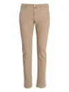 Jacob Cohen Bobby Cotton Trousers In Neutral