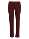 Jacob Cohen Bobby Cotton Trousers In Red