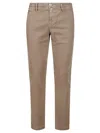 Jacob Cohen Slim Fit Trousers Belt Loops In Elephant Grey