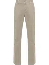 Jacob Cohen Bobby Logo-patch Trousers In Neutral