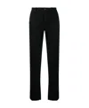 Jacob Cohen Bobby Mid-rise Tapered Chinos In Black
