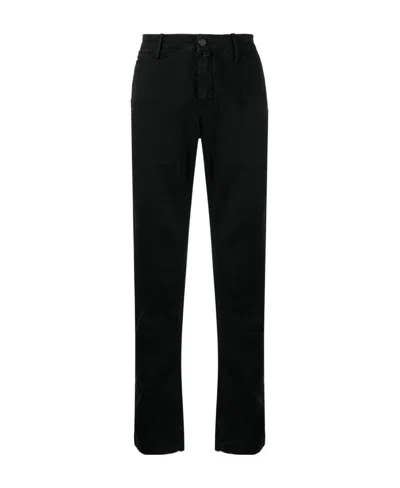 Jacob Cohen Bobby Mid-rise Tapered Chinos In Black