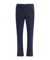 Jacob Cohen Blue Cotton Chino Pants In Blue