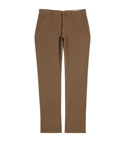 Jacob Cohen Bobby Slim Chinos In Beige