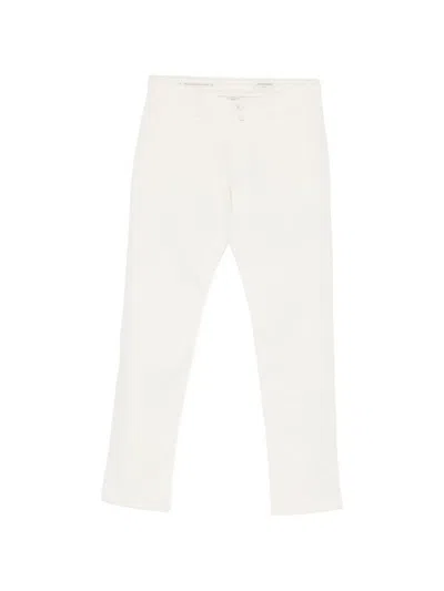 Jacob Cohen Bobby Straight Trousers In White