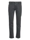 Jacob Cohen Trouser Pockets And Belt Loops In Black