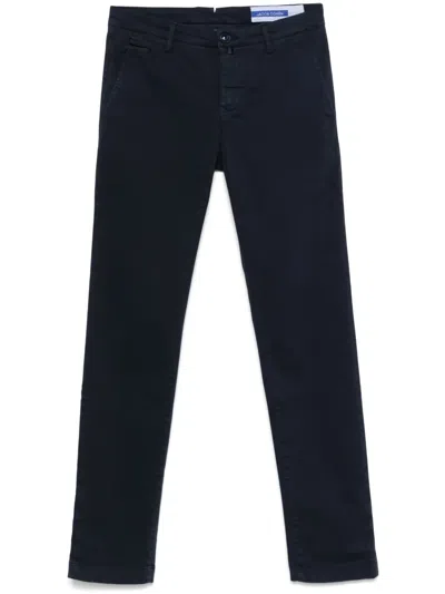 Jacob Cohen Bobby Trousers In Blue
