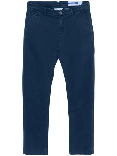 Jacob Cohen Bobby Trousers In Blue