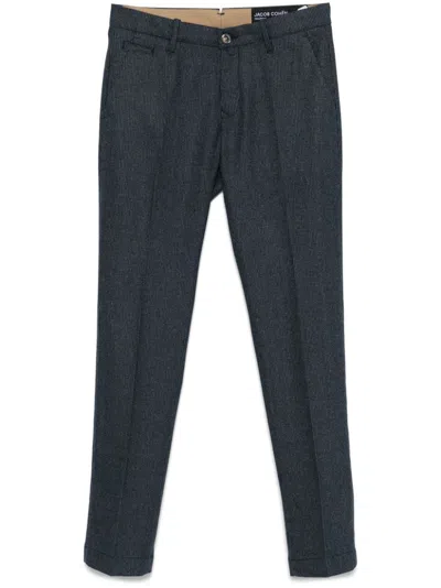 Jacob Cohen Bobby Trousers In Blue