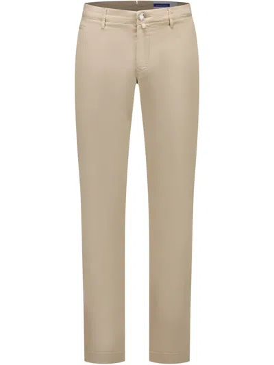 Jacob Cohen Bobby Trousers In Neutrals