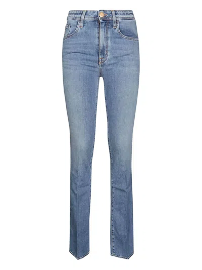Jacob Cohen Bootcut Stretch-cotton Jeans In Blue