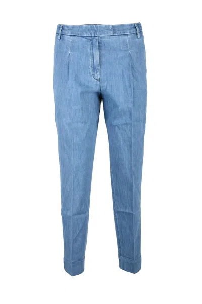 Jacob Cohen Boy With Cuff Jeans - Light Blue