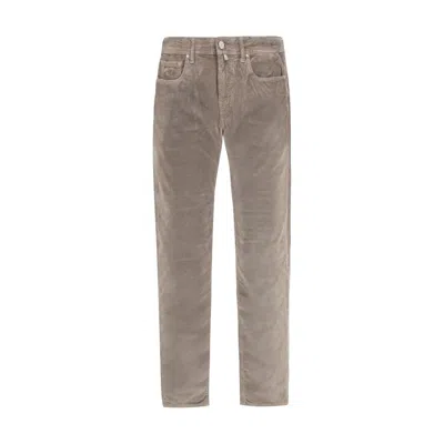 Jacob Cohen Pants In Straight-leg Corduroy In Multi