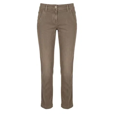 Jacob Cohen Brown Cotton Women Pants