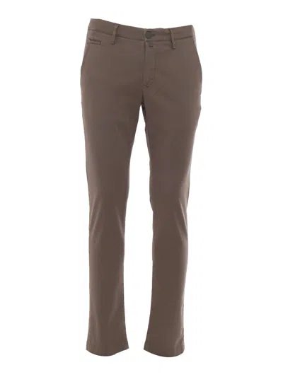 Jacob Cohen Mid-rise Straight-leg Jeans In Brown