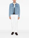 Jacob Cohen Button Denim Jacket In Blue