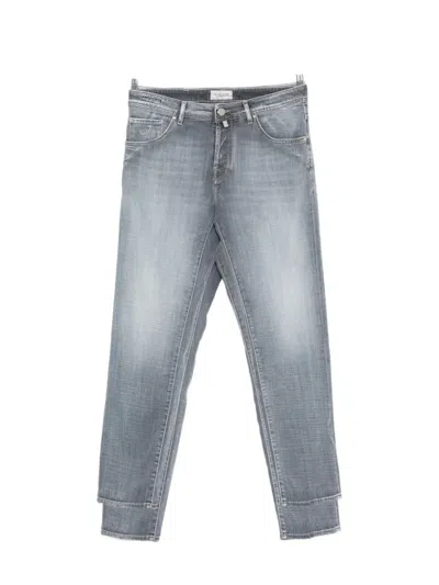 Jacob Cohen Button-fastening Jeans In Blue