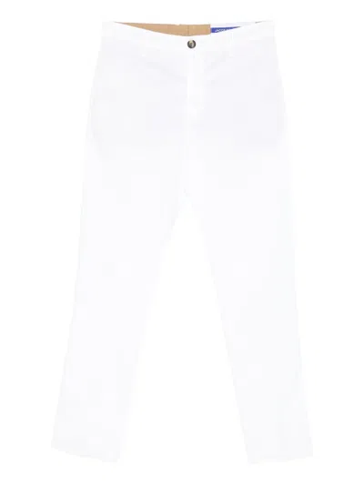 Jacob Cohen Button-fastening Trousers In White