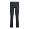 Jacob Cohen Straight Trousers With Pockets And Belt Loops In Blue