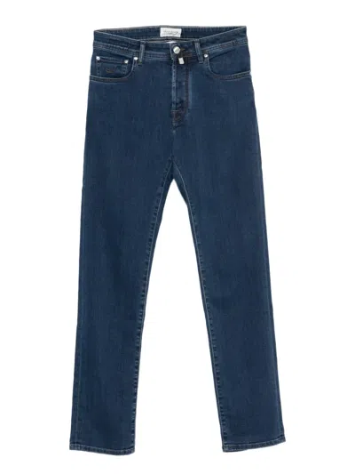 Jacob Cohen Button-fly Jeans In Blue