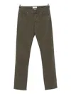 Jacob Cohen Button-fly Straight Trousers In Green