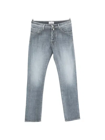 Jacob Cohen Button Jeans In Gray