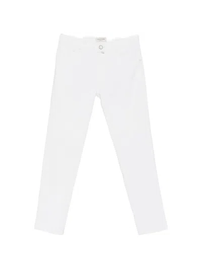 Jacob Cohen Straight-leg Casual Pants In White