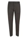 Jacob Cohen Button Trousers In Brown