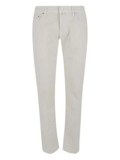Jacob Cohen Button Trousers In Gray