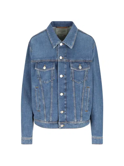 Jacob Cohen Buttoned Denim Jacket In Blue