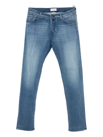 Jacob Cohen Buttoned Jeans In Blue