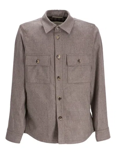 Jacob Cohen Buttoned-pockets Jacket In Brown